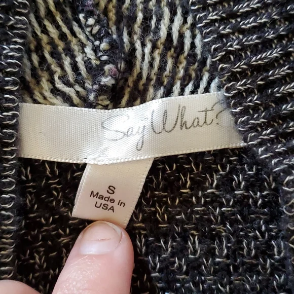 SayWhat? Hooded cardigan - Picture 6 of 7